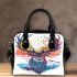 Colorful deer head shoulder handbag