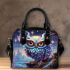 Colorful Owl by Water Shoulder Handbag