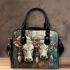 Cows with dream catcher shoulder handbag