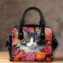 Curious cat among the blossoms Chic Stylish Shoulder Handbag & Women Totes: Perfect Gift for Girlfriend | Crossbody, Purse, Handbag