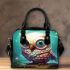 Curious Forest Owl Shoulder Handbag