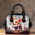 Curious pup and the colorful sky Chic Stylish Shoulder Handbag & Women Totes: Perfect Gift for Girlfriend | Crossbody, Purse, Handbag