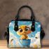 Cute cartoon baby bee shoulder handbag