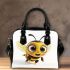 Cute cartoon bee with big eyes shoulder handbag
