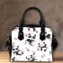 Cute cartoon panda pattern shoulder handbag