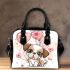 Cute cartoon puppy with balloons shoulder handbag