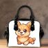 Cute corgi puppy shoulder handbag
