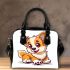 Cute corgi puppy shoulder handbag