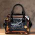 cute cricket and music notes Shoulder Handbag