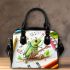 cute cricket and music notes Shoulder Handbag