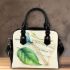 Cute damselfly and music notes with harp 12 Shoulder Handbag