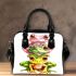 Cute frogs one pink shoulder handbag