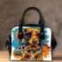 Dachshund with sunglasses shoulder handbag