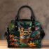 Deer in the jungle shoulder handbag