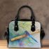 Dragonfly with the sound of a bamboo flute Shoulder Handbag