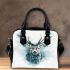 Elegant deer with large antlers shoulder handbag