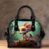 Enchanted Dragon in Forest Shoulder Handbag