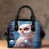 Enchanted Owl and Moonlit Bubbles Shoulder Handbag