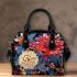 Floral Elegance on Display Shoulder Handbag