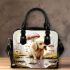 Golden retriever and mushrooms Chic Stylish Shoulder Handbag & Women Totes: Perfect Gift for Girlfriend | Crossbody, Purse, Handbag