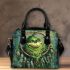 Grinchy smile and dream catcher shoulder handbag