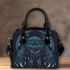 Horror scarry monster with dream catcher shoulder handbag