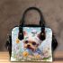 Joyful pup in the meadow Chic Stylish Shoulder Handbag & Women Totes: Perfect Gift for Girlfriend | Crossbody, Purse, Handbag