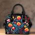 Lush Floral Still Life Scene Shoulder Handbag