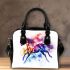 Magical fantasy horse galloping shoulder handbag