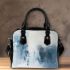 Minimalist Garden Tranquil Floral Reflections Shoulder Handbag