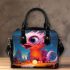 Mystical Creature with Glowing Ball Shoulder Handbag