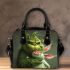 Pigs and pinky grinchy smile toothless like shoulder handbag
