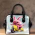 Pinky pigs and yellow grinchy smile toothless riding motor shoulder handbag