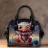 Playful Waterfront Dragon Shoulder Handbag