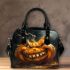 Pumpkin grinchy smile and birdsshow d shoulder handbag