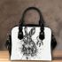 Rabbit with dream catcher shoulder handbag