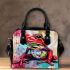 Red cute cartoon frog shoulder handbag