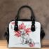 Red Maple leaf of Canada and music note and guitar and dog Shoulder Bag