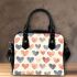 Simple Sophistication Subtle Floral Beauty Shoulder Handbag