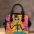 skeleton king with guitar and trumpet Shoulder Bag