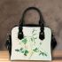 Soothing Simplicity Subtle Floral Patterns Shoulder Handbag