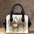 Stag in the forest shoulder handbag