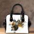 Stunning deer head design shoulder handbag