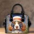 Stylish canine chef shoulder handbag