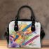 Summer Dragonflies Dancing to the Tune of Violin Shoulder Handbag