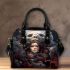 Throne of Skulls and Shadows Shoulder Handbag