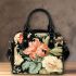 Tranquil Floral Table Setting Shoulder Handbag