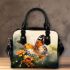 Tranquil garden wings shoulder handbag