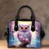 Tranquil Owl by Water Shoulder Handbag