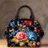 Vibrant Cultural Floral Pattern 1 Shoulder Handbag
